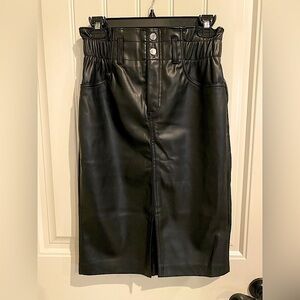 Bershka Black Pencil Skirt